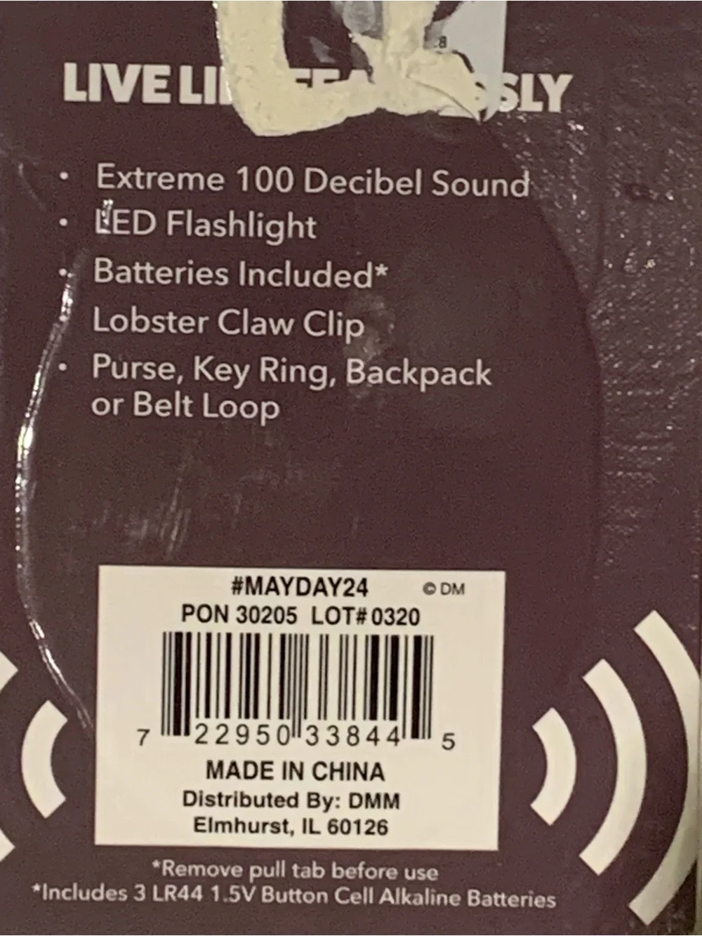 Protection Keychain